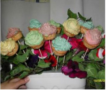 Bouquet de rosas de vainilla