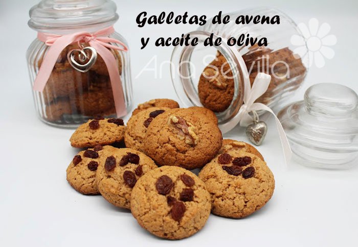 Galletas de avena y aceite de oliva