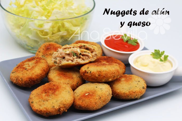 Nuggets de atún y queso