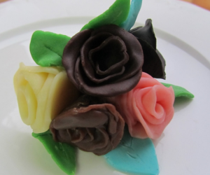Flores de chocolate