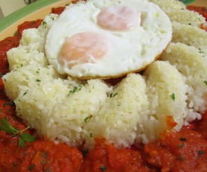 Arroz blanco con tomate expres Thermomix