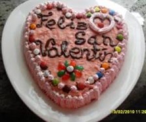 Tarta de San Valentín