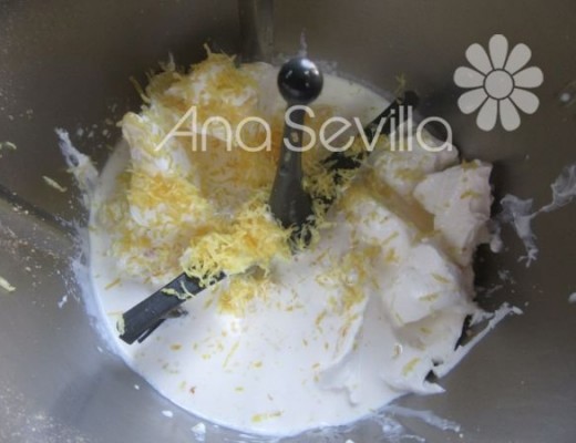 Mezclar queso y nata