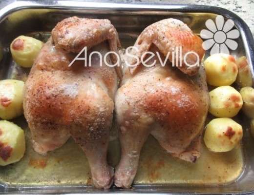 Glasear el pollo y seguir horneando hasta que se dore bien por ambos lados