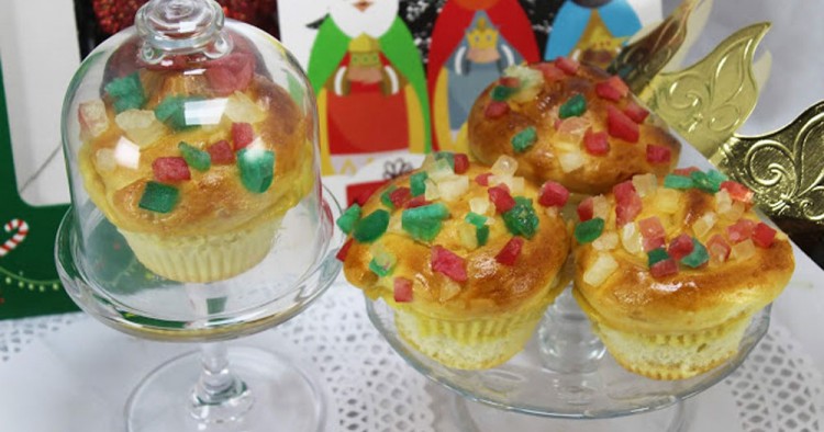 Muffins de los Reyes Magos