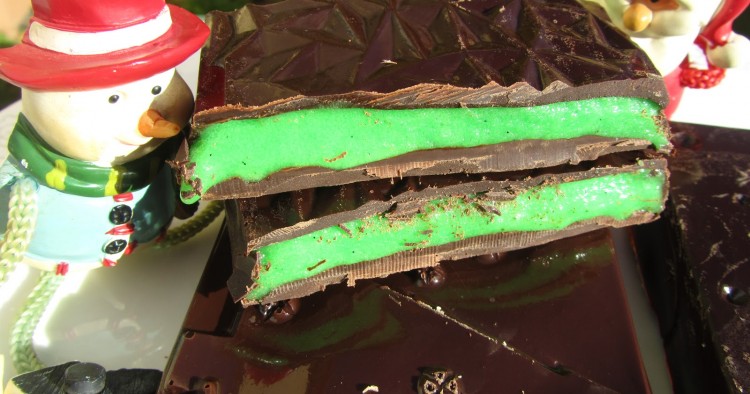 Turrón after-eight (o bombones)
