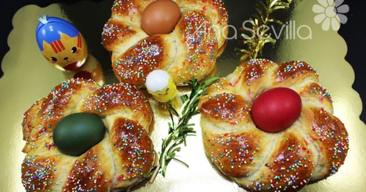 Rosca de Pascua italiana