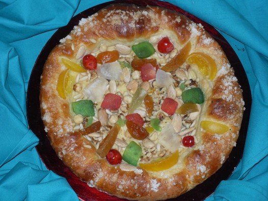 Pizza de Reyes dulce Thermomix