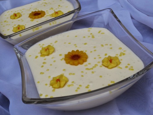 Mousse de limón y yogurt