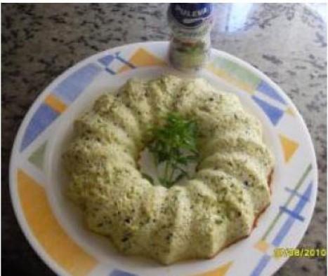 Tarta de calabacín y queso fresco