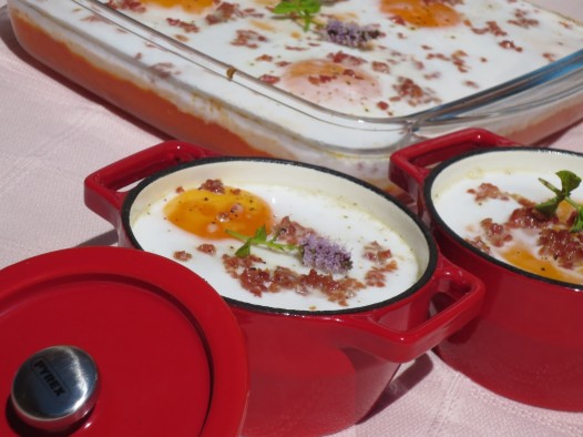 Huevos en cocotte