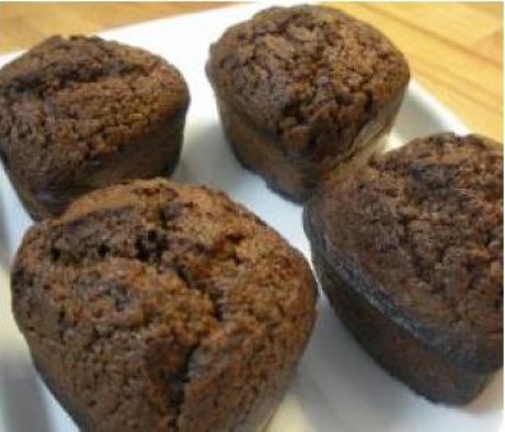 Muffins de chocolate y nueces