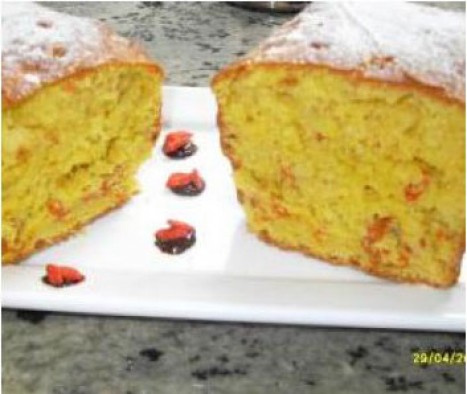 Pan-brioche con bayas de Goji