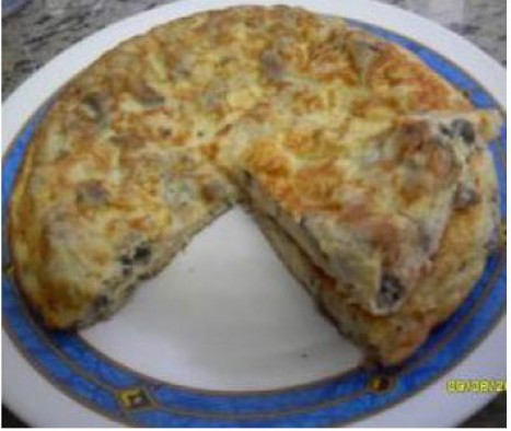 Tortilla mar y campo