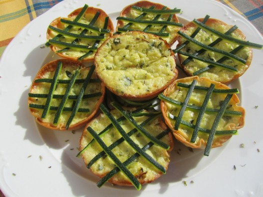 Mini-quiches de calabacín Thermomix