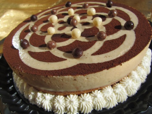 Tarta mousse de avellanas