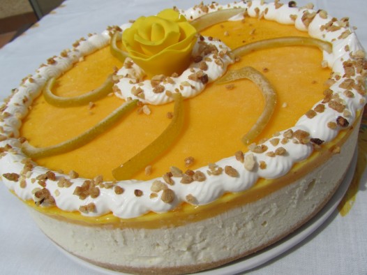 Tarta helada de limón