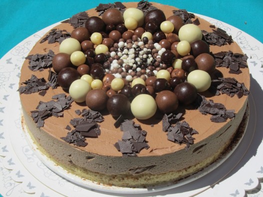 Tarta helada de nutella