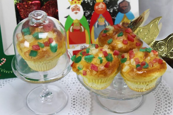 Muffins de los Reyes Magos