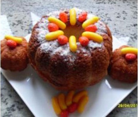 Brioche con forma de calabaza