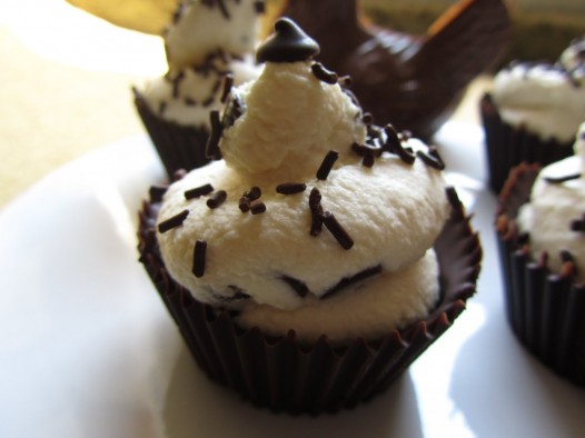 Cup cakes helados de chantilly Thermomix