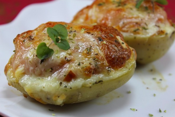 Patatas rellenas de pizza olla GM