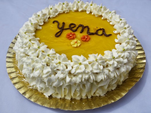 Tarta de yema Capuchina