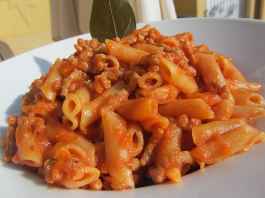 Macarrones con carne