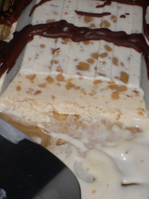 Biscuit helado de turrón Thermomix