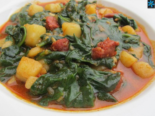 Espinacas guisadas (o acelgas)