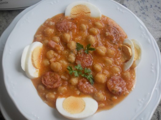 Garbanzos estofados