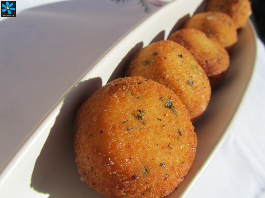 Croquetas de bacon a los dos quesos Thermomix