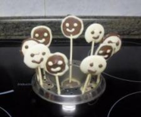 Caritas de chocolate