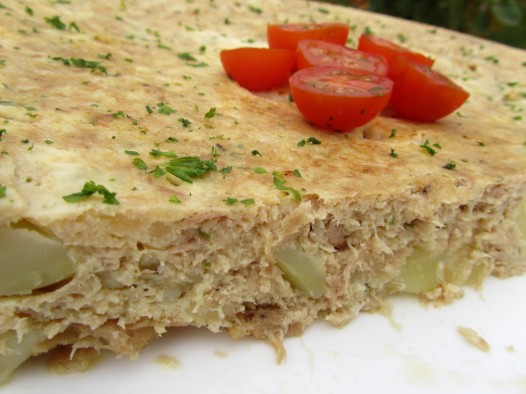 Tortilla de atún y patata