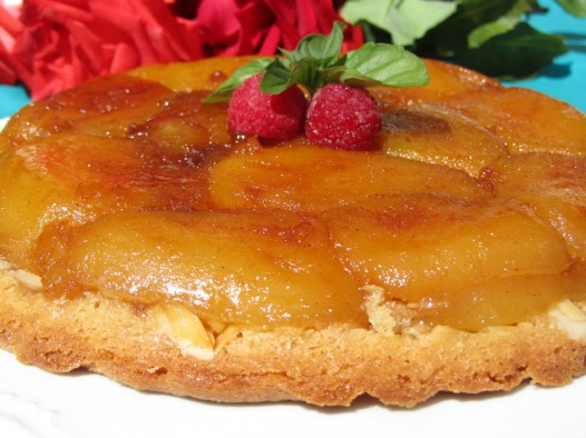 Tarta Tatín de almendra