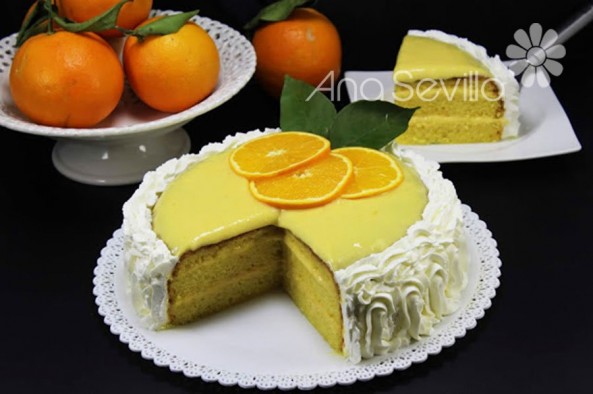 Tarta de naranja