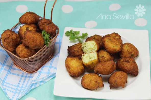 Buñuelos de bacalao y patata