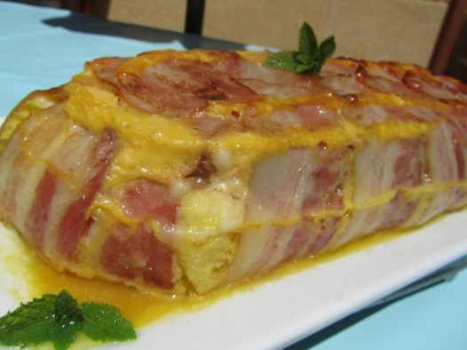 Pastel de tortilla y carne