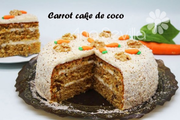 Carrot cake de coco