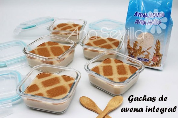 Gachas de avena integral