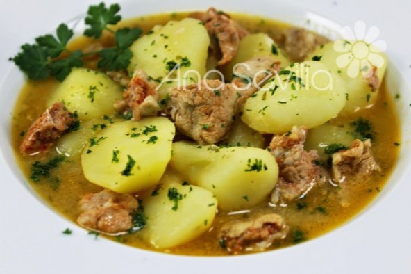 Guiso de solomillo con patatas