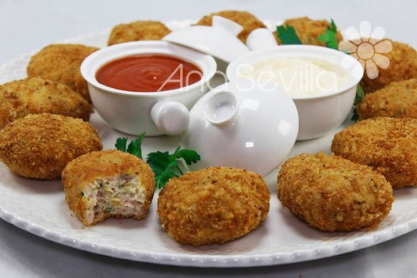 Nuggets de jamón y queso