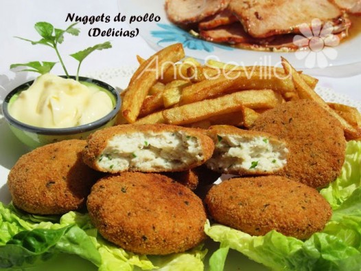 Delicias de pollo (nuggets)