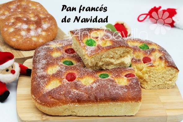 Pan francés de Navidad