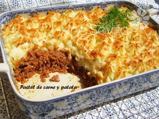 Pastel de carne y patata