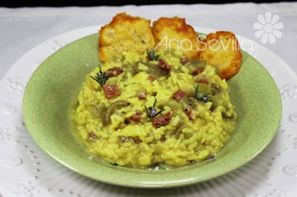 Risotto de berenjenas