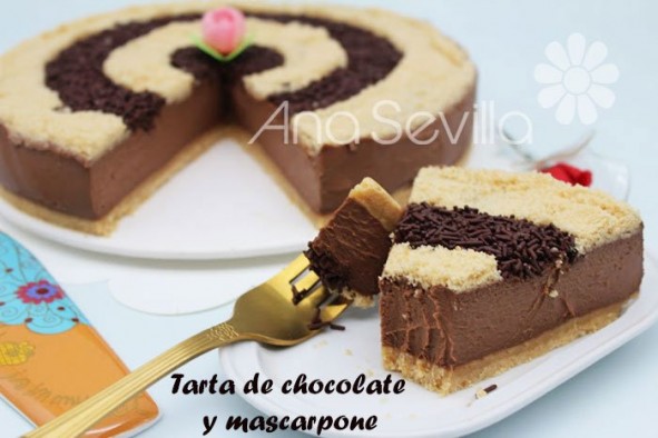 Tarta de chocolate y mascarpone