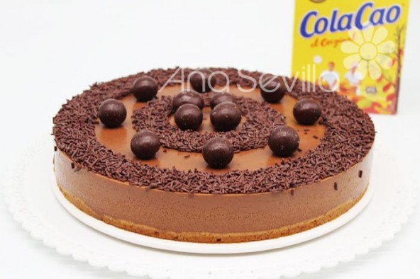 Tarta de Cola-Cao (Sin horno)