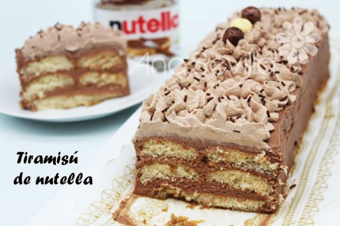 Tiramisú de nutella