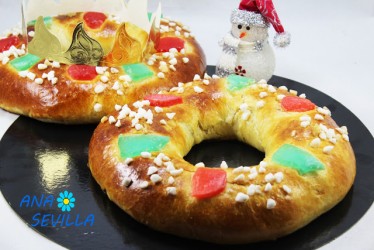 Roscón de Reyes con masa madre